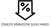 šipka procenta a věrnostní sleva
